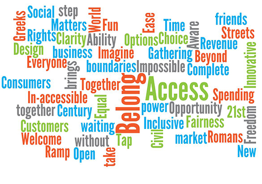 Oakland For All word cloud